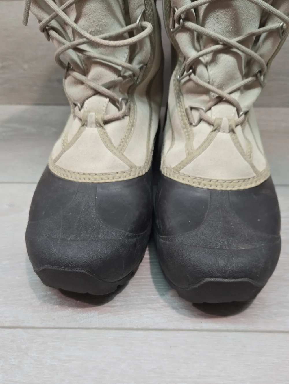 Sorel Women's Thinsulated Insulated Boots Leather Duck Rubber Shoes Sz 10